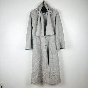 Et Dieu‎ Crea La Femme Lined Trench Coat sz 40 US 8 Wearable Art Designer